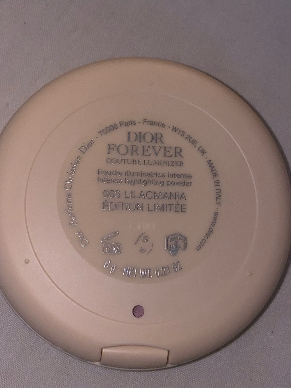 Dior Lilac limited edition Shimmer Highlighter  Compact - Picture 5 of 5